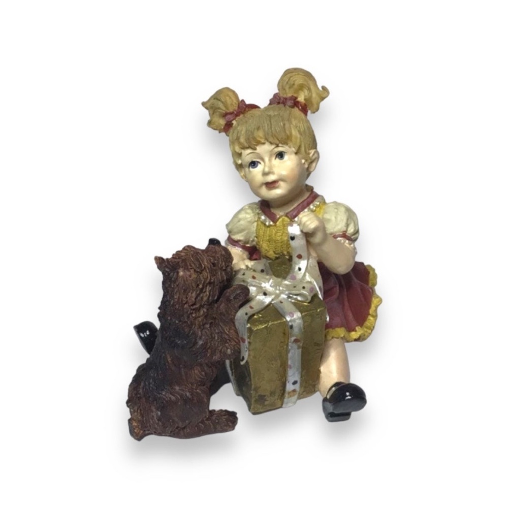 VTG "Childhood Memories" FTH Collection Figurine Country Decor Resin Collectible